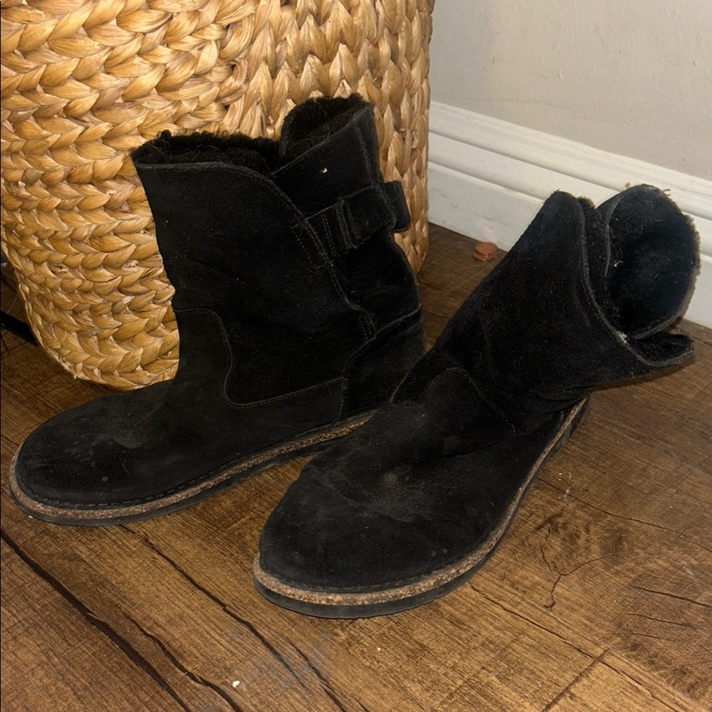 Black BIRKENSTOCK Women's Ankle UPPSALA style/ 10 - Picture 3 of 13